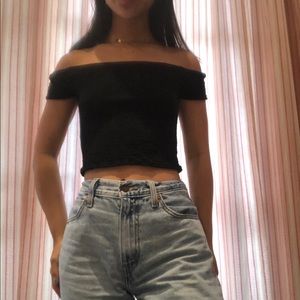 Black Brandy Melville Stretchy top